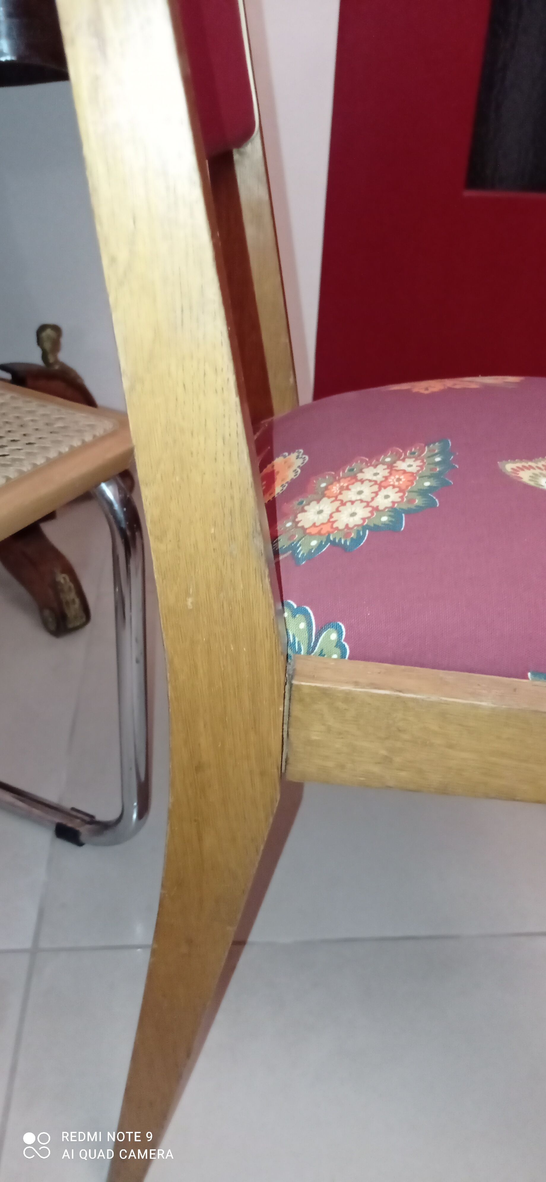Chaise scandinave années 50