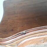 console table st Louis XV mahogany and walnut carved