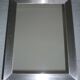 Miroir rectangulaire moderne cadre en acier brossé
