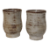 Pair of vintage Accolay ceramic vases signed