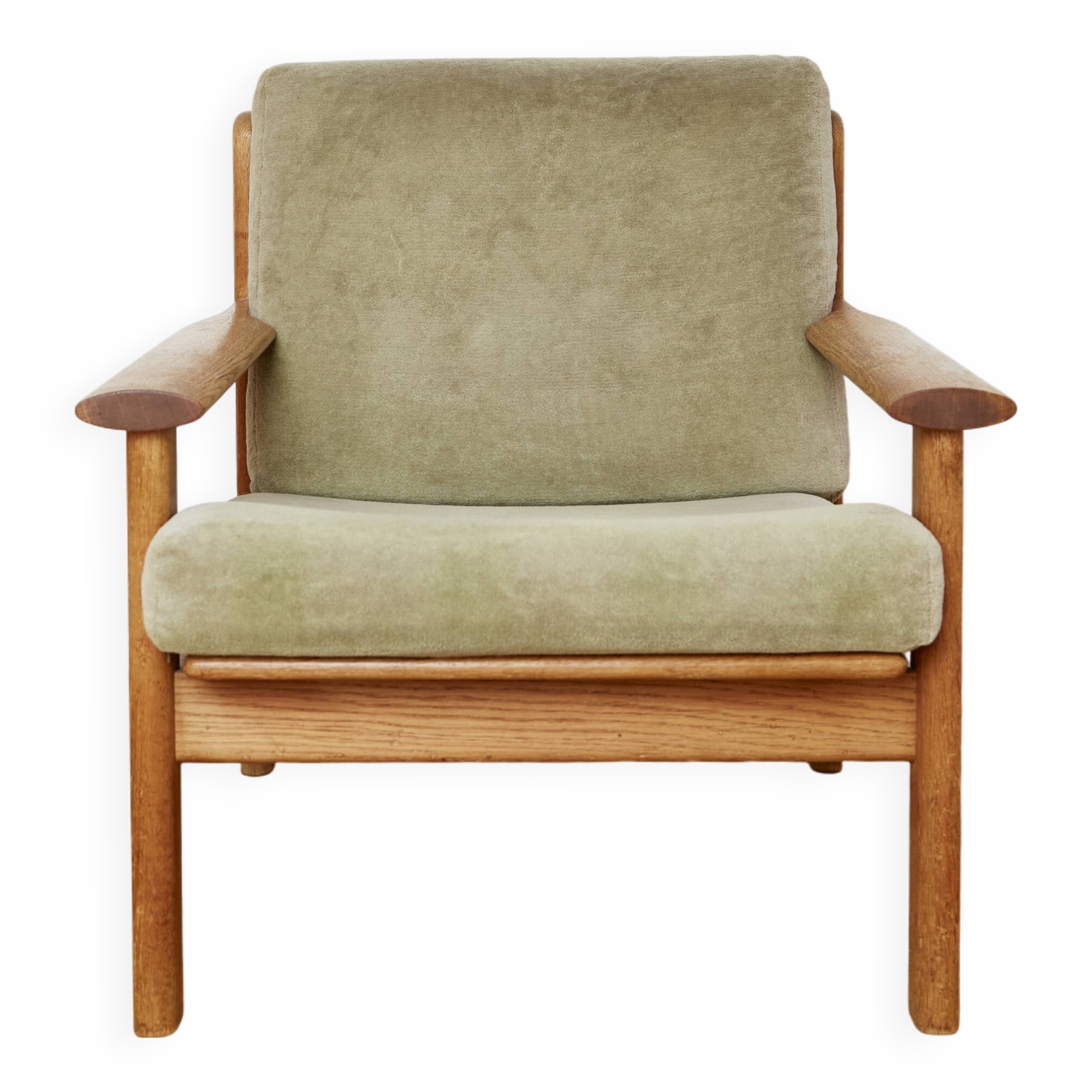 Fauteuil Poul M.Volther en chêne n°390 pour Frem Rojle