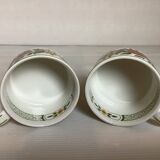 Pair of Villeroy & Boch Summer Day cups