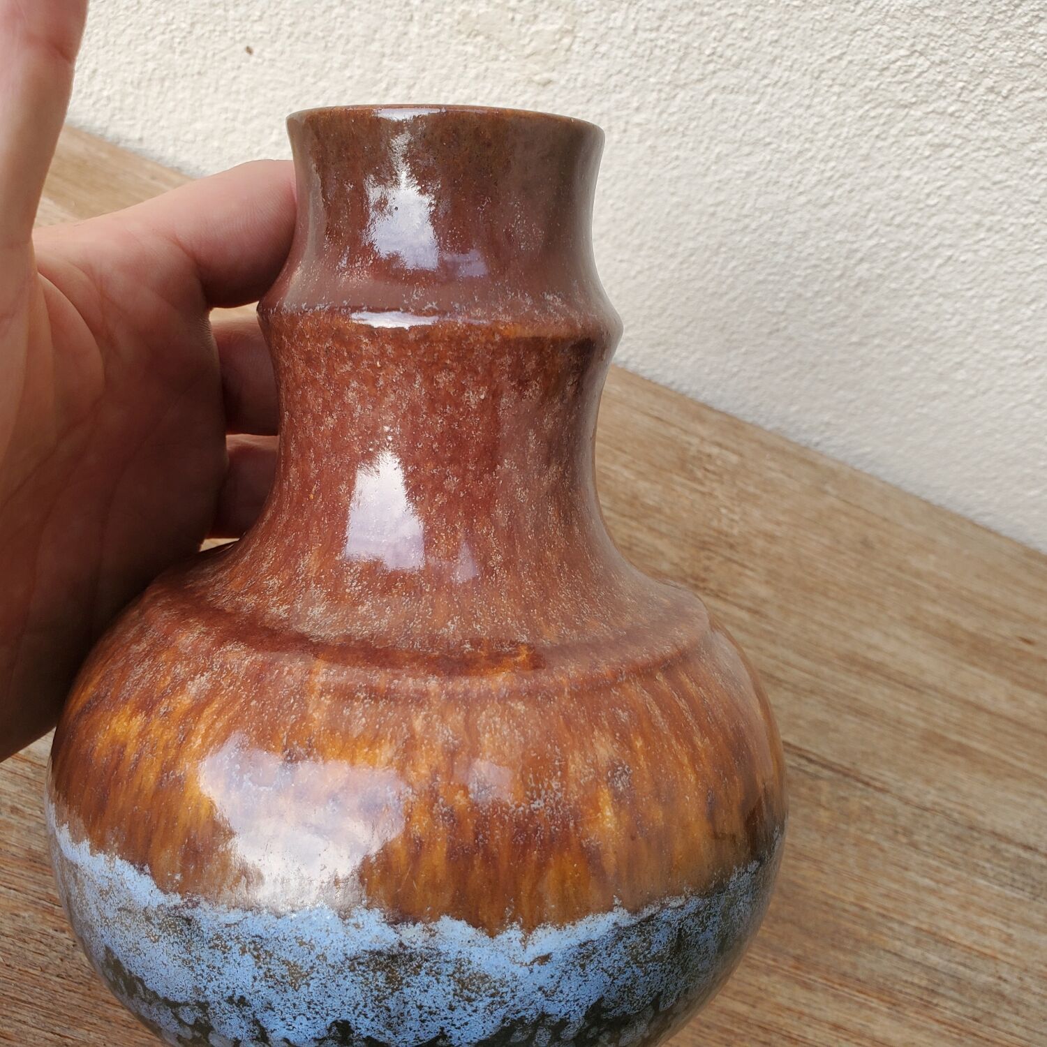 Vintage ceramic vase Strehla