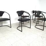 Italian Postmodern dining chairs, 1980s - set of 6