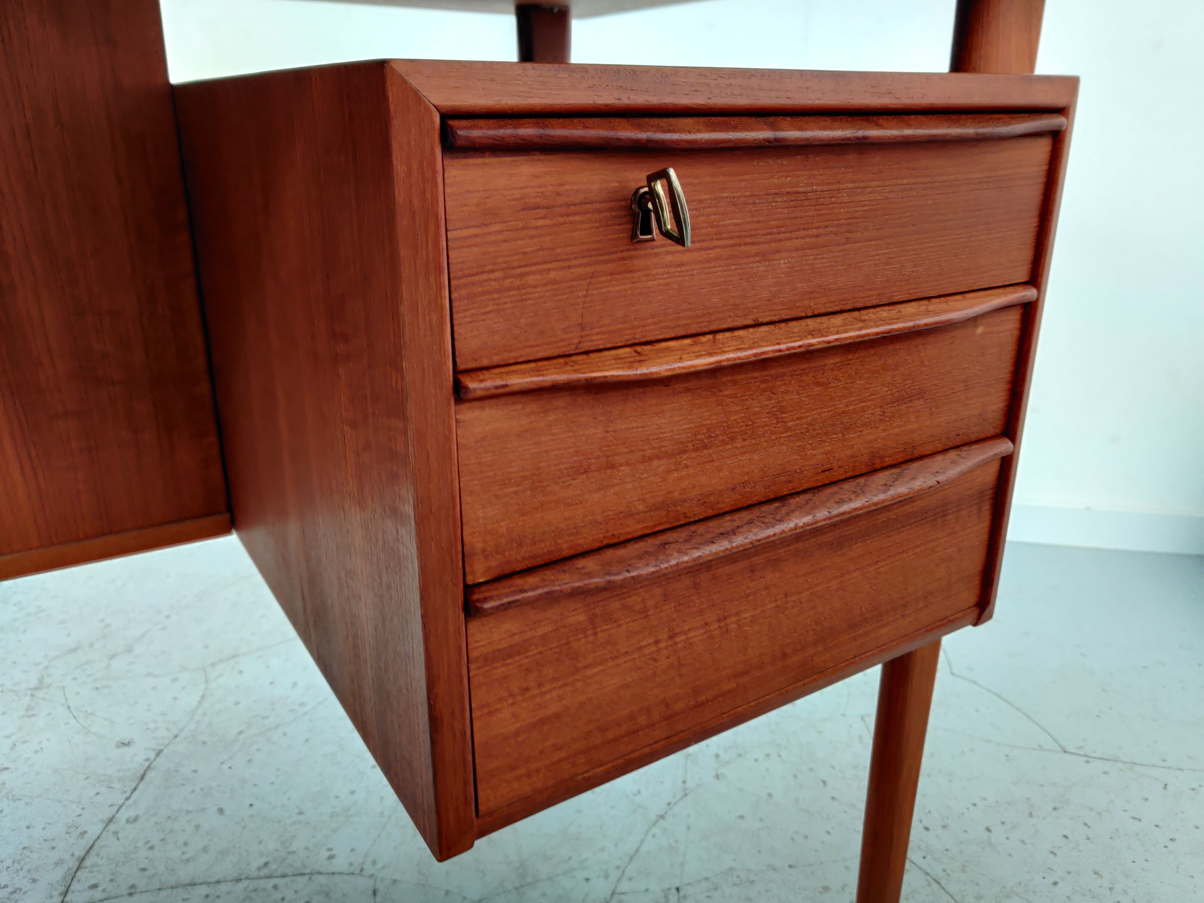 Teak office by Peter Lovig Nielsen, Denmark 60/70