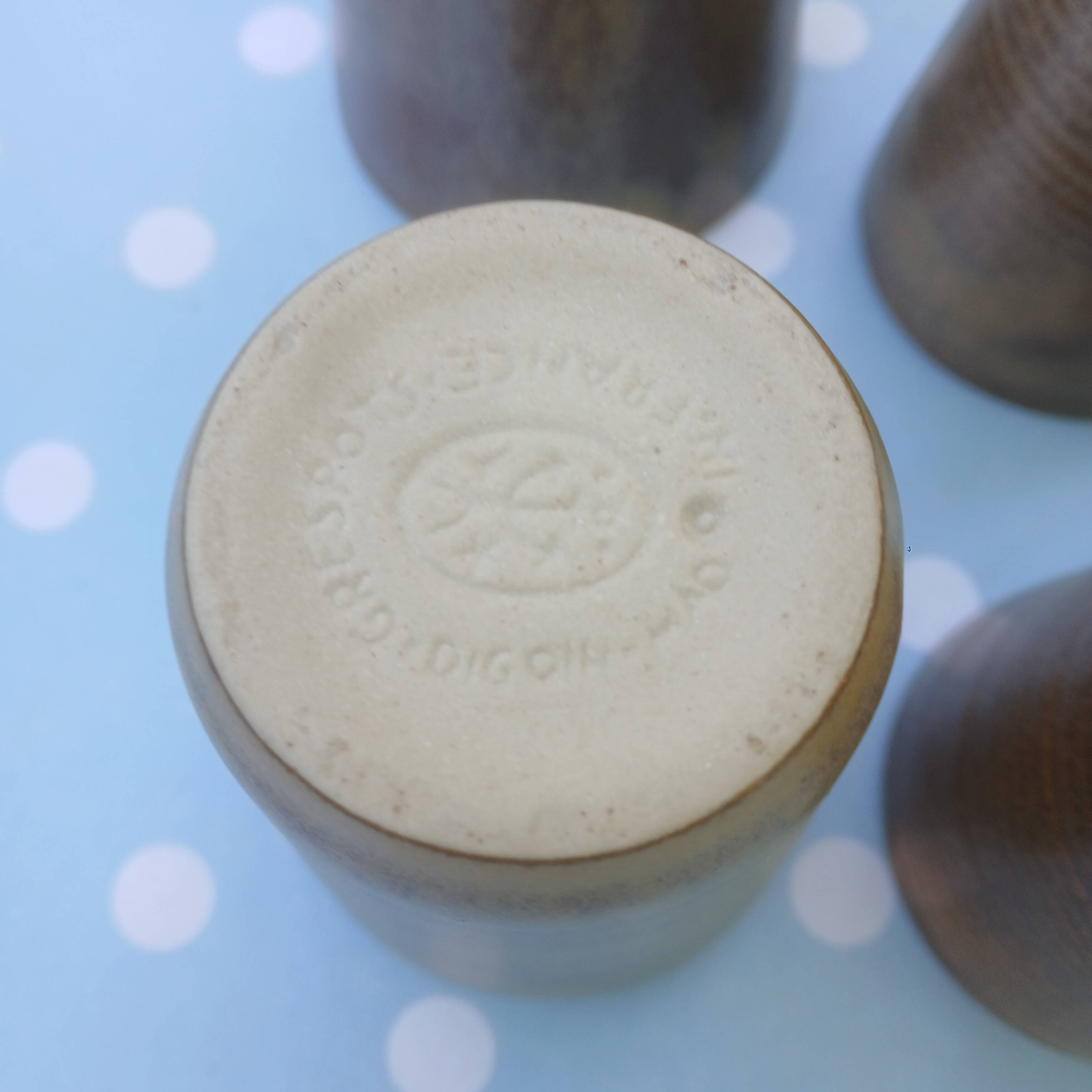 Vintage stoneware mugs