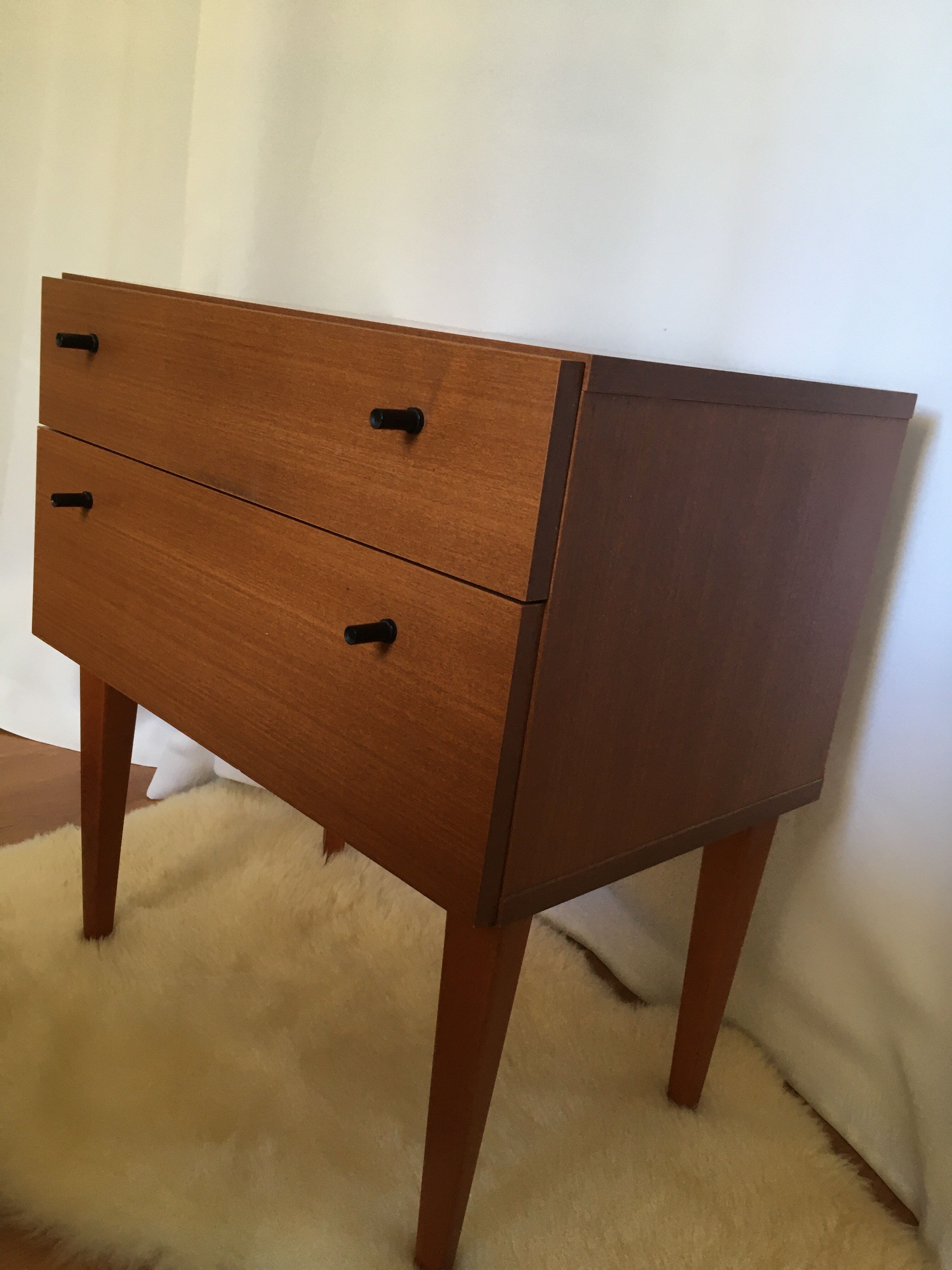 Vintage bedside table