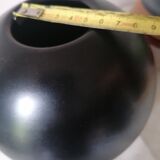 Karlsruhe Majolica ceramic ball vase