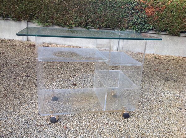 Table basse Plexiglas David Lange