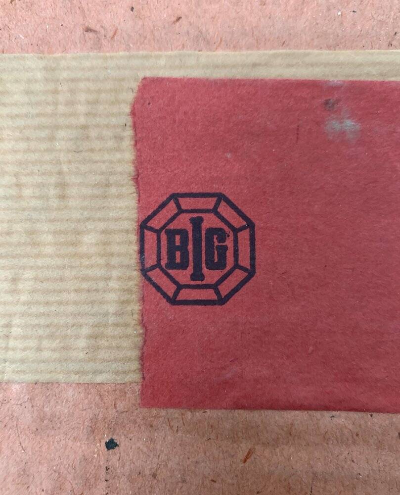 Mid-century German minimalist glass ceiling or wall lamp by Big, 1960s.