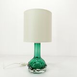Lampe scandinave verte en verre Kosta Hans-Owe Sandeberg Suède 1960