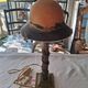 Mushroom lamp in glass paste and bronze Art Nouveau