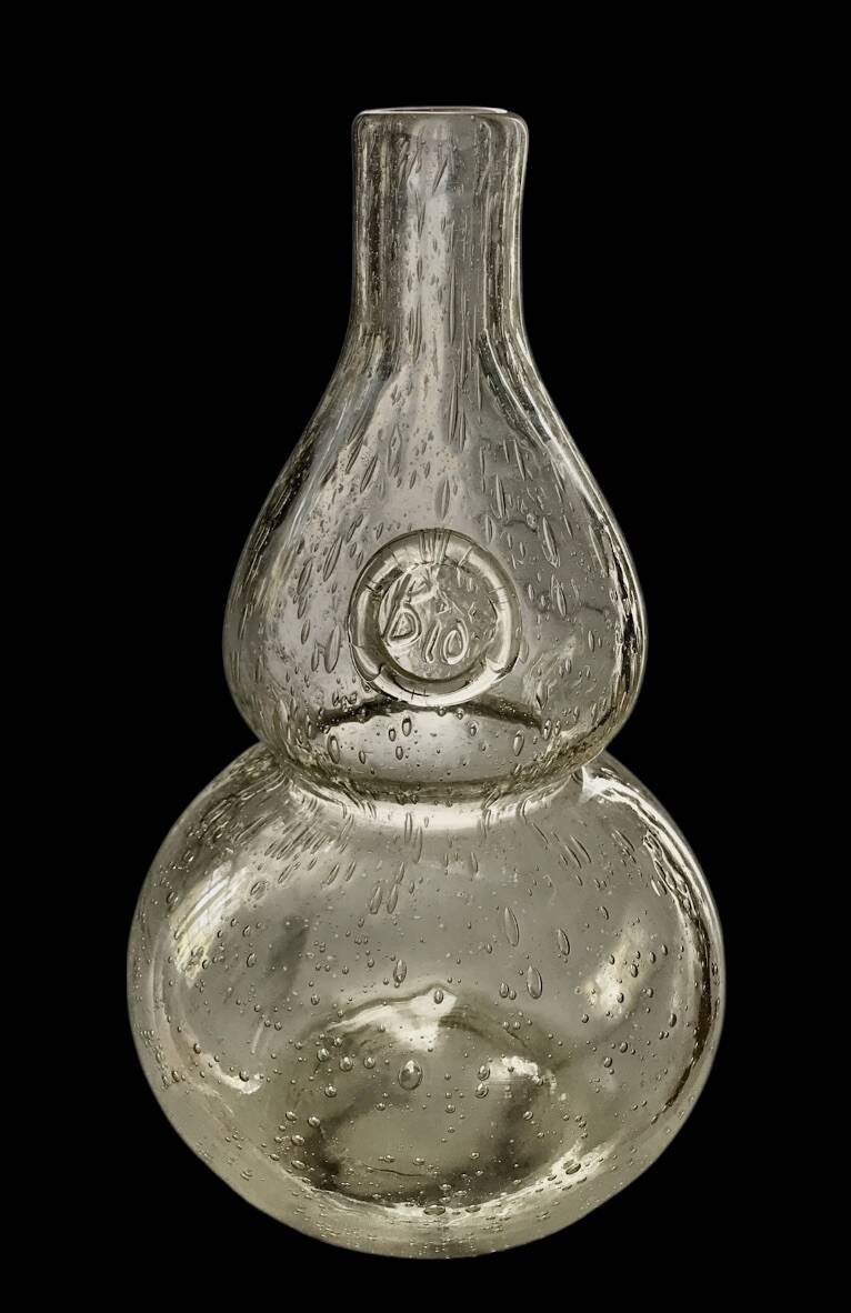 Vase Biot verre bullé