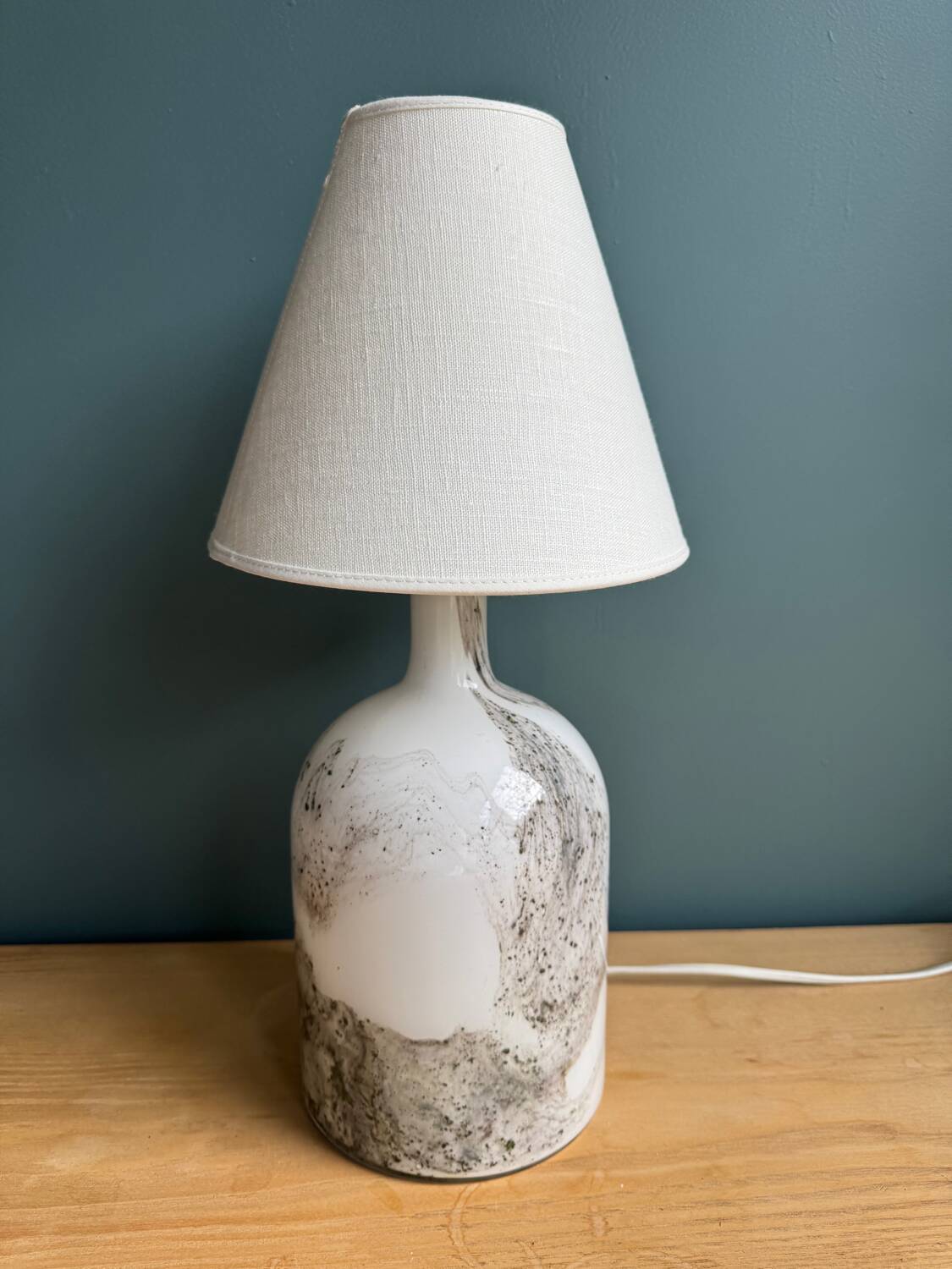 Lampe de table danoise vintage « Symétrique » par Michael Bang pour Hol