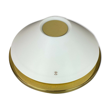 70s Peill & Putzler Plafoniere ceiling lamp glass space design lamp 70s