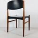 Pair of danish teak dining chairs by Grete Jalk