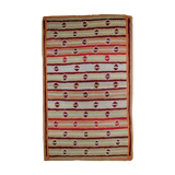 Old American Carpet Hooked handmade 97cm x 161cm 1890s, 1B506