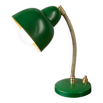 Petite lampe d’atelier verte années 60