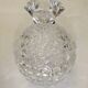 Vintage Pineapple Crystal Candy Dish Sugar Bowl Covered Pot