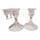 Paire bougeoirs de table