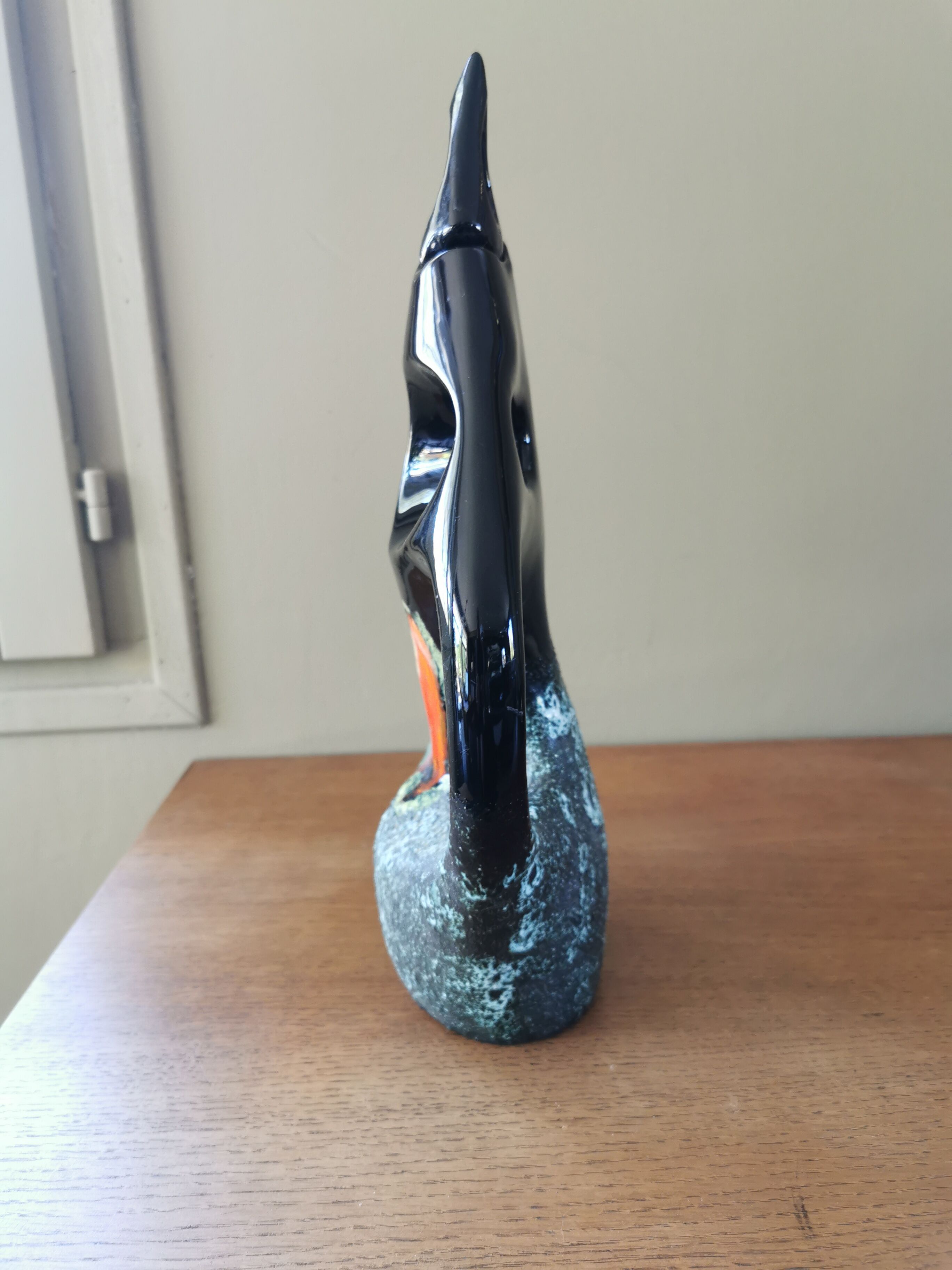 Black Vallauris carafe