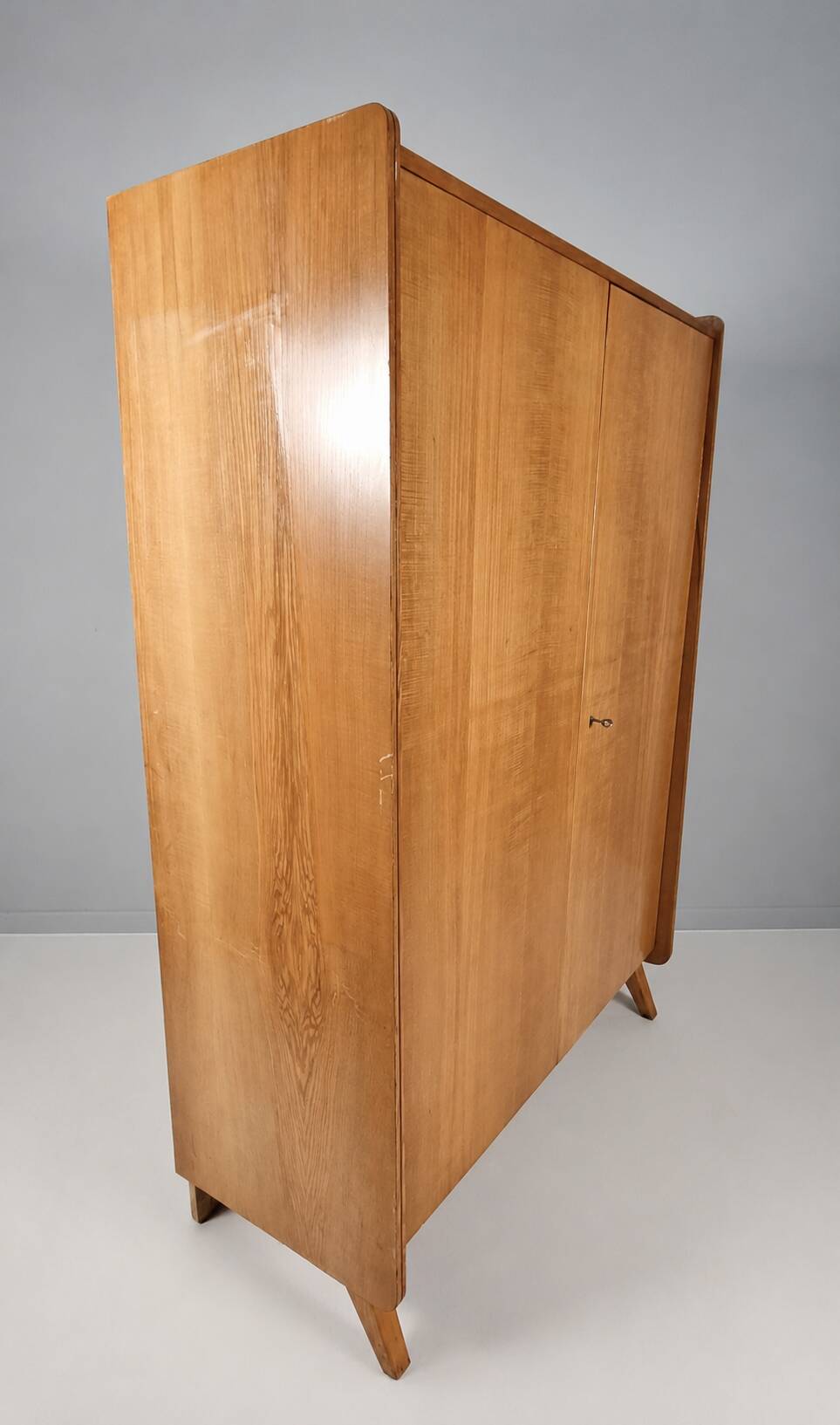 Vintage Wardrobe in Ash by Tatra Nabytok, 1970s