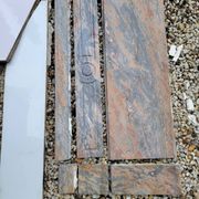 Pompadour fireplace in pink marble