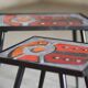 2 nesting varnished ceramic coffee tables - the brothers jean & robert cloutier 1950