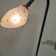 Pair of vintage floor lamps, magazine holders from the 50s