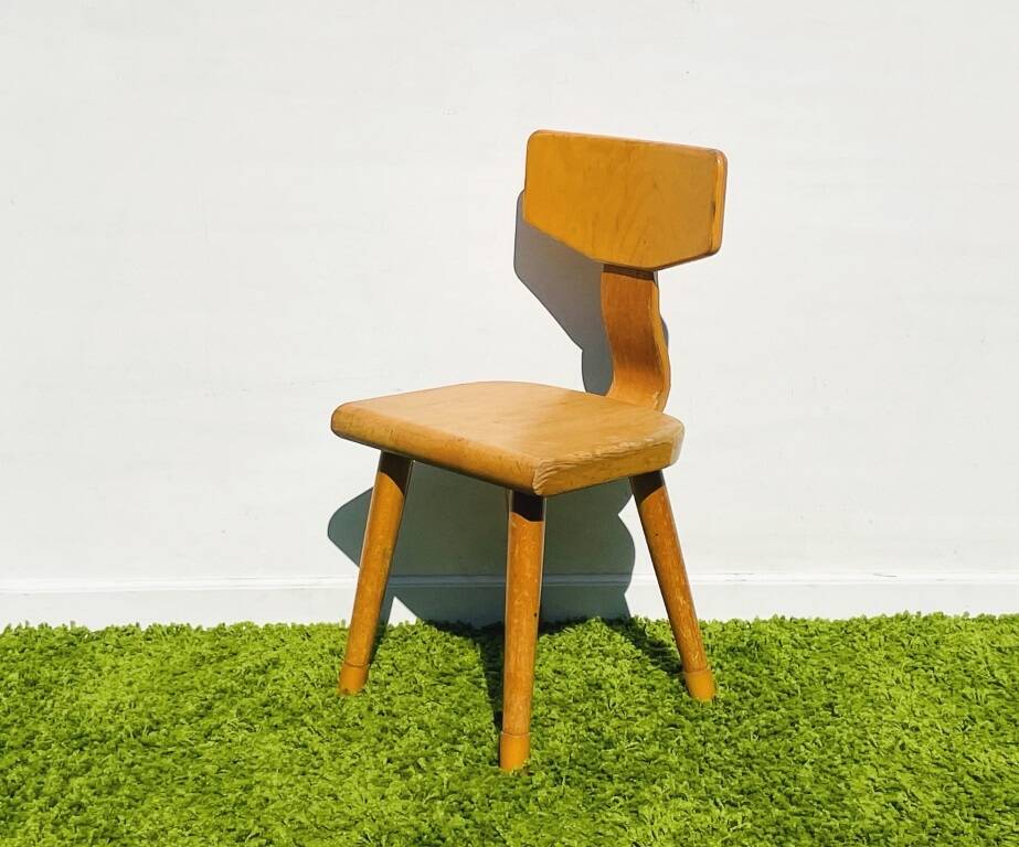 Chaise enfant Schilte. 60s Vintage