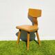 Chaise enfant Schilte. 60s Vintage