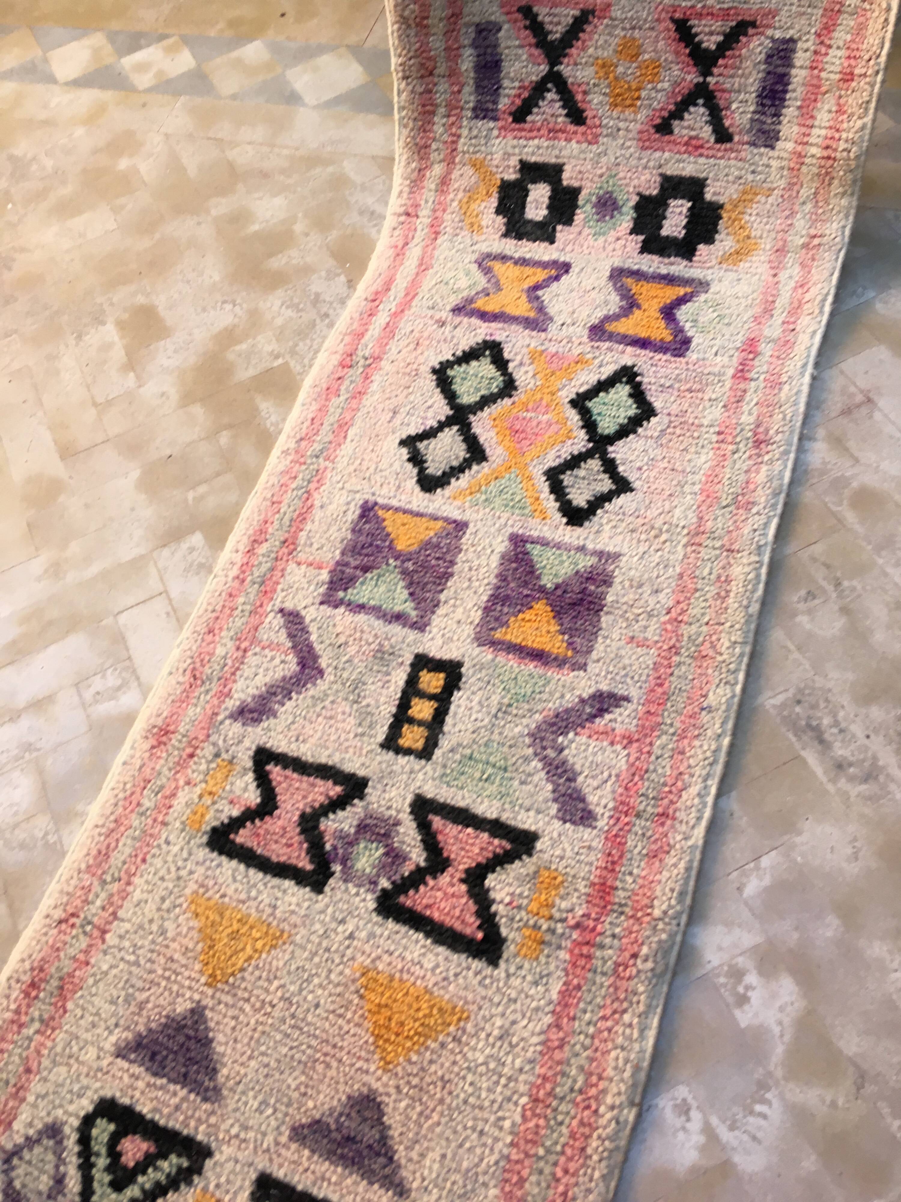 Boujaad Runner Rug 355 x 67 cm