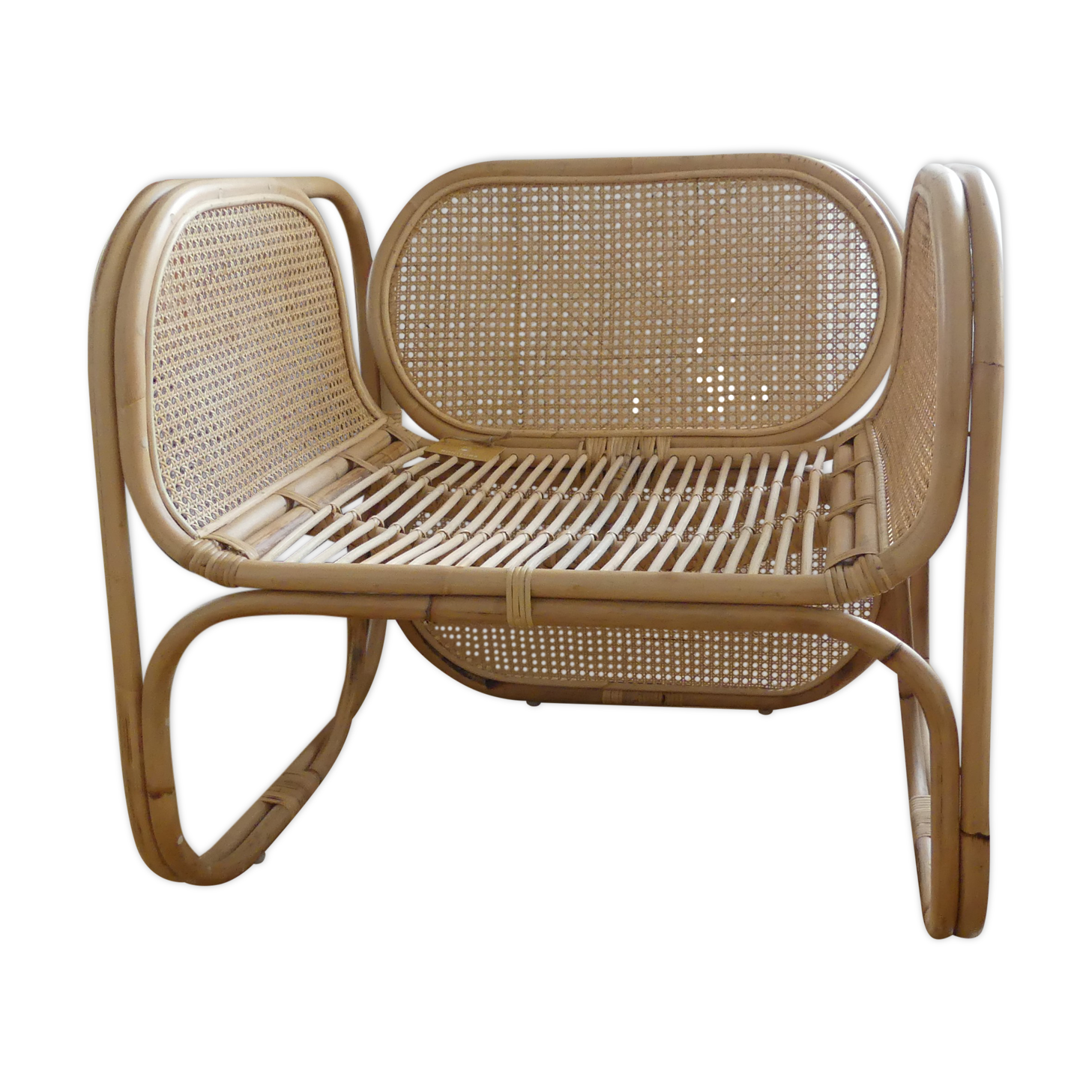 Relax armchair in rattan and canning of balî