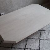 Coffee table in travertine