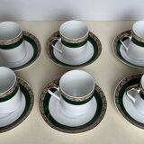 6 porcelain cups