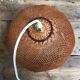 Vintage wicker pendant lamp