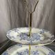 Vintage two-tier English porcelain servant