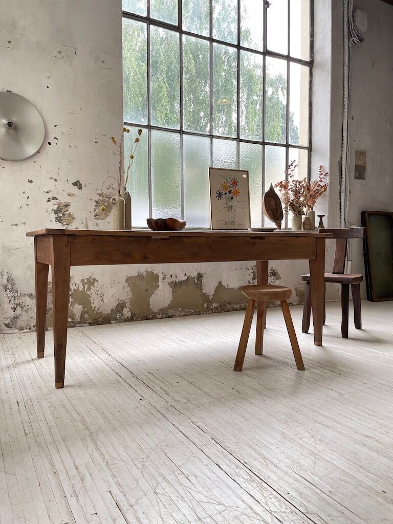 Walnut farm table 190cm