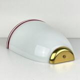 White and Red Murano Wall Light by Itre, Italy, 1980s