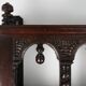 16th Century gothic style hand carved wall mount rack