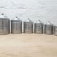 Série 6 pots à épices aluminium