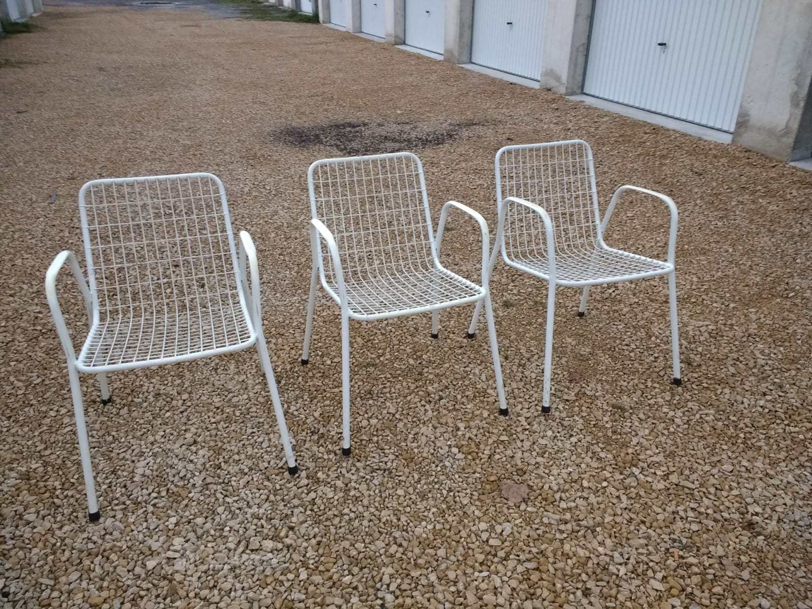 Set of 3 armchairs EMU RIO - 1960