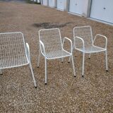 Set of 3 armchairs EMU RIO - 1960