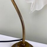 Brass tulip lamp