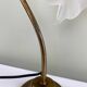 Lampe tulipe en laiton