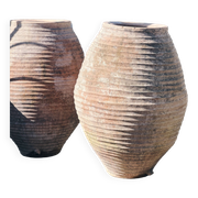 Pair of large Spanish jars