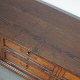 Antique French Oak Apothecary / Filing Cabinet Folding Doors, Early 20th Ce