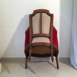 Louis XVI style bergère armchair