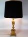 Vintage bronze lamp 70/80s neo-classical style Charles, Baguès. 72 cm. S080