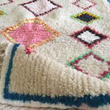 Wool rugs and colorful fabrics 145 x 91 cm